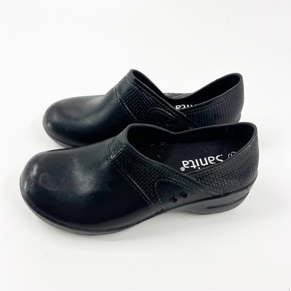 ✅ Sanita Motion Work Clog IN‎ BLACK SIZE 38 NURSING WASHABLE